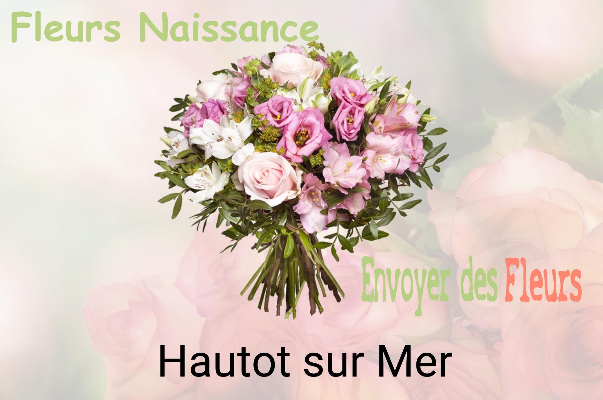 Bouquet de fleurs de naissance livré à Hautot-sur-Mer